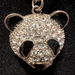 Vintage Panda Pendant with Chain